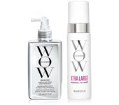 COLOR WOW Long-Lasting Blowout Bundle- Blowouts that last for days| Go big XTRA LARGE Volumizer and go frizz-free with DREAM