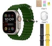 2025 New HK9 Ultra 2 MAX Smartwatch Bluetooth Call Heart Rate Detection Sports Mode Flashlight 1GB Memory AMOLED Compatible with Android IOS Smartwatch