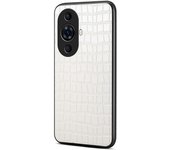 For Huawei nova 11 Pro/ nova 11 Ultra Slim Case Crocodile Textured Leather Hybrid Phone Cover