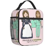 Insulated Bags Cooler Bag Container Enfermera En Apuros Doctor Nurse Medical Lunch Box Tote Food Handbags Picnic