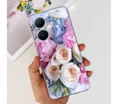 For Vivo V29 Lite 5G Case Global Version Women Fashion Pink Beach Eiffel Tower Pattern Fundas For Vivo V29Lite v 29 Soft Clear