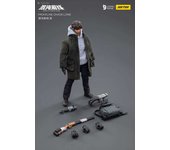 Spot Supply JOYTOY Original LEVEL9 1/12 Chaos Frontline Series Hunter Luo Anime Action Figure Toys Model Gifts for Boys