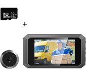 Mirilla inteligente para casa interfono inalambrico remoto Timbre con camara exterior