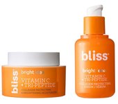 Bliss Bright Idea Vitamin C + Tri-Peptide Collagen Brightening Face Skincare Serum Anti Aging, Reduces Dark Spots, Boosts Skin