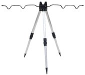 Telescopic Sea Pole Support Frame Aluminum Alloy Load-Bearing Fishing Rod Bracket 3-Fold Adjustable Fishing Tripod Stand