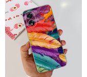 For OPPO A38 4G Case CPH2579 A 38 Shockproof Cover Stylish Flower Love Heart Soft Silicon Funda For OPPO A18 CPH2591 Coque 6.56"