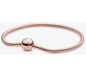 Pandora Moments-pulsera de plata de ley 925 con cadena de serpiente, joyería con personalidad, bolso de tela