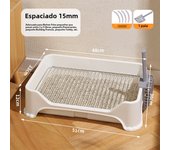 Inodoro para perros caca anti-pasos, orinal para perros, rejilla de acero inoxidable, lavabo para arena para perros, inodoro para perros medianos y pequeños, de gran tamaño