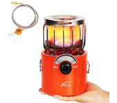 Portable 2000W with 1M Pipe Outdoor Stove Heating Cooker for Ice Fishing Camping Hiking Tent Gas Heater