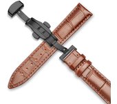 20mm 22mm 18mm Strap for Samsung Galaxy 4 3 Gear S3 active 2 Genuine Leather bracelet HUAWEI watch GT 2e Pro band