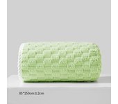 Toalla de baño de terciopelo coral, rejilla de nube, gruesa y absorbente, 100% material de poliéster,85*150*2cm，1 pieza rosa