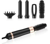 Cepillo Secador De Pelo En 1, 5 Accesorios,3 Temperatura Para Secado Con Secador, Liso, Cabello Rizado