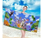 Bath Towel Robe Minecraft Beach Large Spa Bathrobe Girl Bathing Towels Adults Bathroom Size Christmas Anime Home Textile