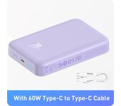 Baseus Power Bank 10000mAh 20W Mini Magnetic Wireless Fast Charge Auto-wake For iPhone 16 15 14 13 Pro Max Magsafe Powerbank