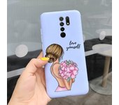 For Redmi 9 Case Girl Child Soft Silicone Phone Cover For Xiaomi Redmi 9 Redmi9 Protective Back Cover Bumper