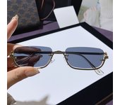 Gafas de sol cuadradas de montura pequeña gafas de sol marinas de metal personalizadas