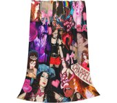 Flannel Blanket Throw Blankets Air Conditioning Chappell Singer Roan Blanket for Couch Sofa Bed Living Room