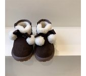 Linda Bola de Pelo Compañero de Clase de Invierno Botas de Nieve para Niños
