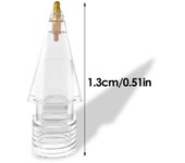 Spare metal high sensitivity wear-resistant tips, optical pencil tips for the first and second generation Apple pencils