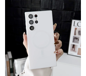 Funda magnética mate de lujo para Samsung S24 S23 S22 Ultra S21 S20 Plus Capa para Samsung Note 20 Ultra Magsafe