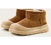 Botas de nieve niños antideslizante impermeable niñas al aire libre engrosado zapatos de algodón grandes