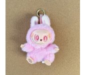 Bubble materab Heart Macaron peluche muñeca llavero dorado