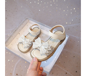 Princess Girls Sandals with Bow-knot Kids Glitter with Sequined Rhinestone Open Toes Fashion Sweet Chic for Wedding Party Shoes