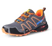 Hombres de la bicicleta de montaña de tela Oxford Motocicleta Zapatillas de deporte al aire libre Senderismo Zapatos deportivos