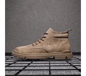 Botas De Cuero Para Hombres Zapatos Casuales Con Cordones Para Hombres