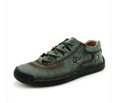 Zapatos de cuero informales para hombre, zapatos de hombre, zapatos británicos de verano para primavera y otoño