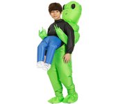 Disfraz inflable de extraterrestrial ET para niños y adultos, disfraz de Mascota de Anime, disfraz de Cosplay para Fiesta de Halloween para niños y niños