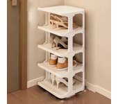 Removable Vertical Shoe Rack Stackable Saving Space Shoes Storage Organizer Anti-drop Large Capacity Layered Shoe Cabinets