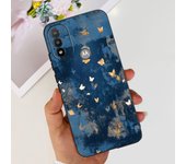 For Motorola Moto E20 E30 E40 Phone Case Soft TPU Silicone Fundas Dragon Marble Luxury Girly Painting Capa For Motorola E40 4G