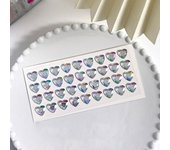 Account Scrapbooking Stationery Bling Decorative Sticker DIY Children Toys Love Heart Rhinestone 3D Crystal Diamond Sticker