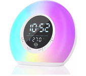 Despertador con Luz LED, Altavoz Bluetooth, Radio