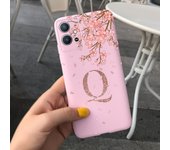 For Vivo Y75 5G Y55 5G Y72 5G Y52 5G Pink Flowers Lovely Letters Coque Soft Silicone Cover Fundas For Vivo Y72 Y52 Y75 Y55 Case