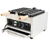 Commercial Bubble Waffle Iron 1500 W Waffle Ball Maker Waffle Bites Machine for 21 Mini Kitchens, Non-Stick Coated Plates