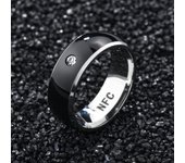 Anillo con tecnología NFC, anillo deportivo, anillo con tecnología inteligente NFC de acero inoxidable