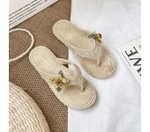 Flip-Flops Women's Summer Sweet Fashion Non-Slip Student Shopping Beach Holiday Outdoor Super Soft Flip-Flops