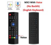 MX3 MX3-L Backlit Air Mouse T3 Smart Voice Remote Control 2.4G Wireless Keyboard For X96 mini T95 A95X H96 MAX Android TV Box