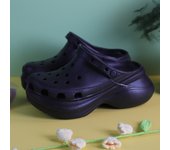 Cross, Clog Classic Mega Crush, zapatos de suela gruesa, de altura, con fondo de muffin para mujer, resistentes al desgaste, sandalias de playa transpirables