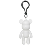Violent Bear Keychain Sculpture Graffiti Figure DIYAnimal Fluid Pigment Handmade Toy Bearbrick Vinyl Keychain Decor Gift Statue