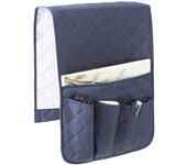 2pcs Waterproof Sofa Armrest Organizer Sofa Arm Caddy  Tidy Hanging Storage Pocket for TV Remote Control,Phone,Book,Snack,Glasse