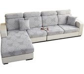 Cubierta de sofá grueso, cubierta protectora de cojín de sofá de peluche, cubierta de cojín de respaldo, cubierta de almohada