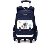 Mochila con ruedas para niños Escuela primaria niño maleta con ruedas mochila Escalada impermeable