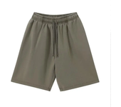 12 colores algodón para hombres y mujeres misma cuerda de tracción cintura alta suelta moda Casual pantalones cortos de gran tamaño pantalones de chándal