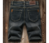 Pantalones cortos vaqueros ajustados de estilo clásico para hombre, 4 modelos, novedad de verano, moda de negocios, pantalones cortos informales elásticos finos para hombre