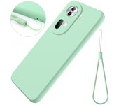 Solid Color Liquid Silicone Dropproof Full Coverage Protective Case For Oppo Reno 13 F 4G/5G,13 FS,13,13 Pro 5G