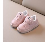 Otoño nuevos zapatos deportivos para niños zapatos de tablero bajo de cuero para niños zapatos para niñas de suela blanda para niños pequeños zapatos blancos para bebés
