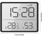 LCD Digital Wall Clock Large Screen Display Multi-Function Magnetic Design Thermometer Humidity Monitor Home and Decoration Led